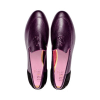 Lev Eggplant Leather F23
