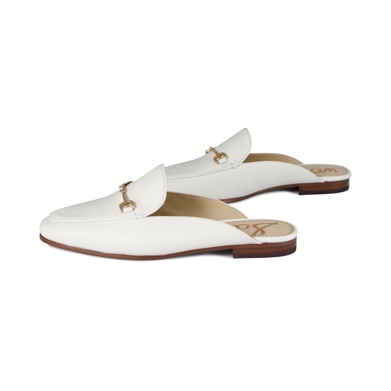 Linniette White Leather