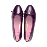 Mel-2 Eggplant Leather Lines F23