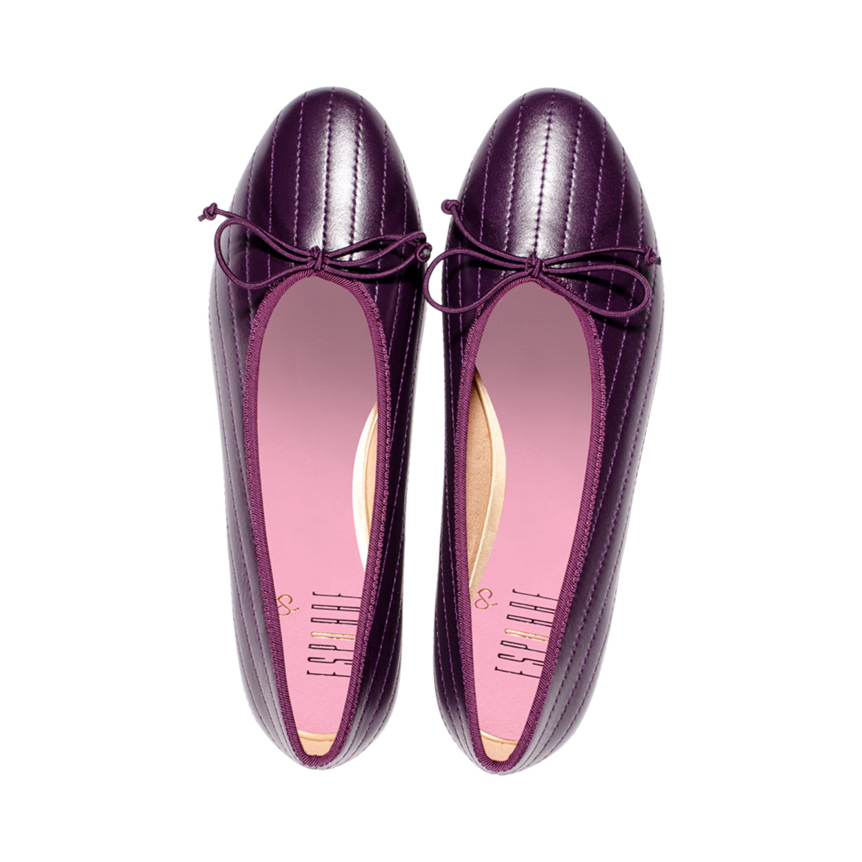 Mel-2 Eggplant Leather Lines F23