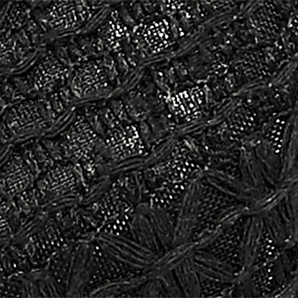 Mizzy Black Embroidered Mesh F26