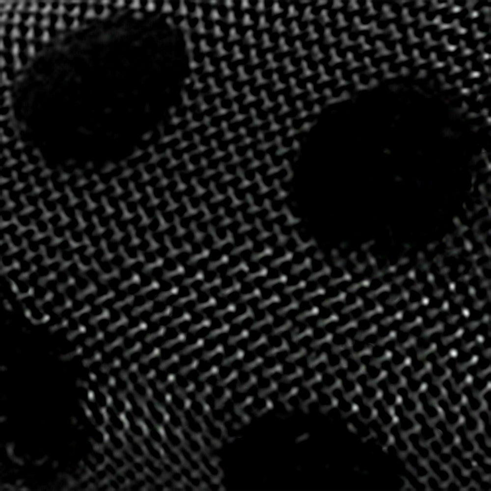 Mizzy Black Large Mesh Polka Dots F26