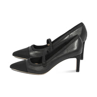 Nalla Black Leather / Grosgrain F26