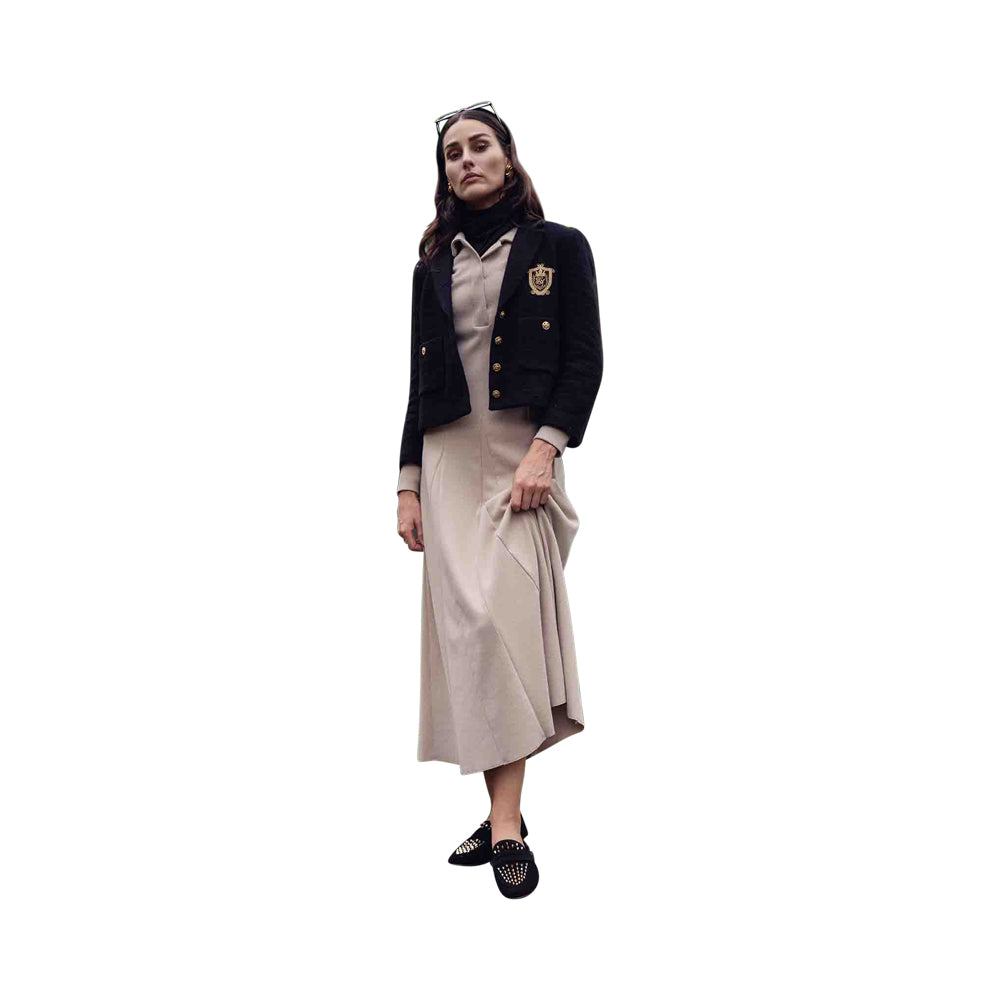 Nik Black Suede / Gold F25