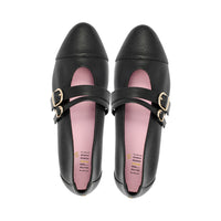 Oaks Black Leather / Embossed F26