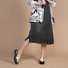 Palinted Black / Ivory Raffia S25