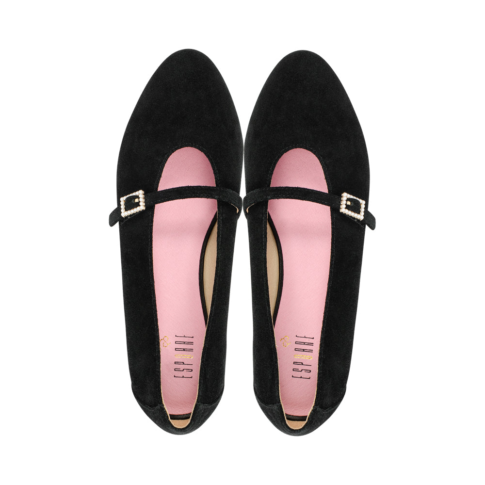 Pearlzick Black Suede F26