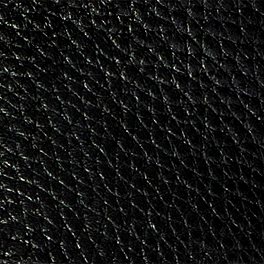 Pia Black Grainy Leather F26