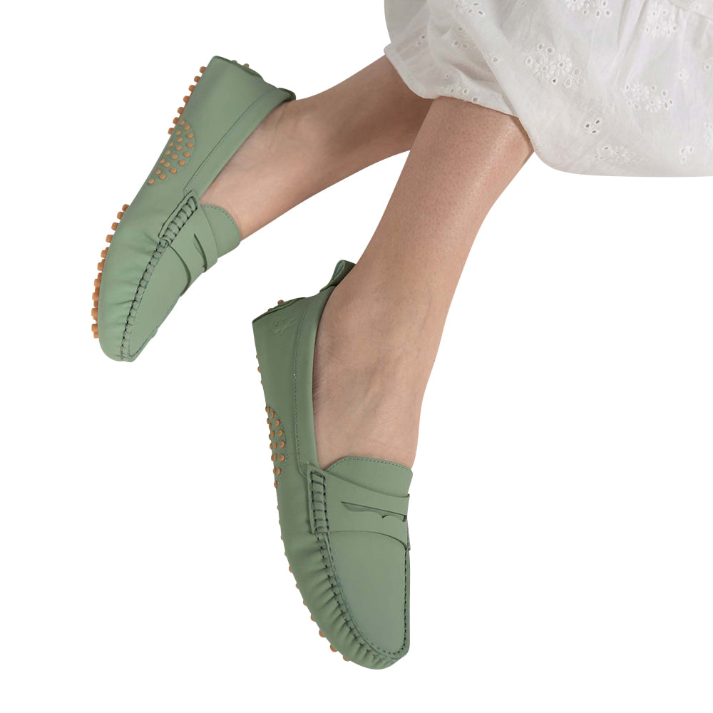 Riv Aloe Green Gum Leather S25