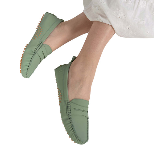 Riv Aloe Green Gum Leather S25