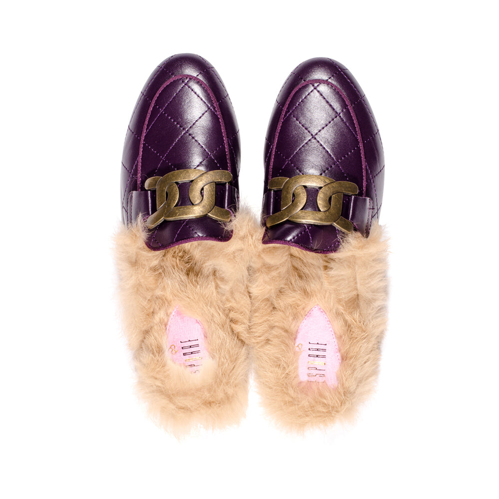 Runno Eggplant Leather F23