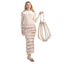 Sidley Natural Embroidered Fabric S25
