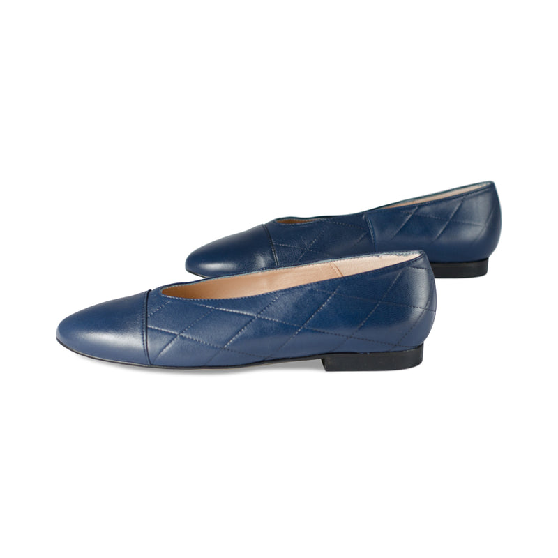 Yesir Blue Leather