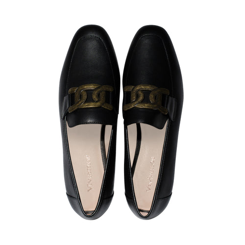 Charm Black Leather
