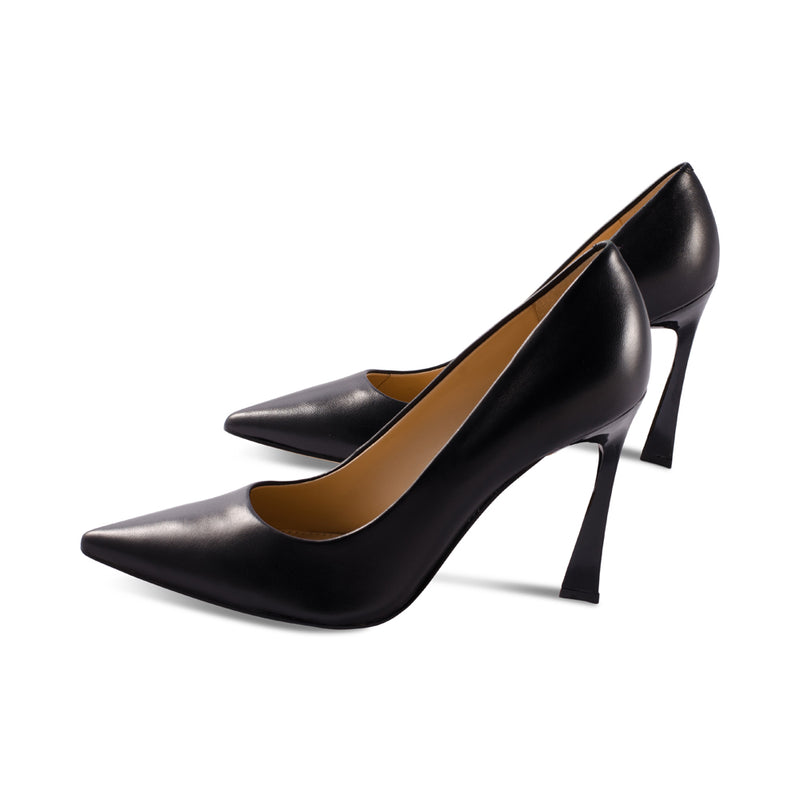 Stassie Black Leather