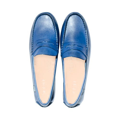 Savor Blue Leather